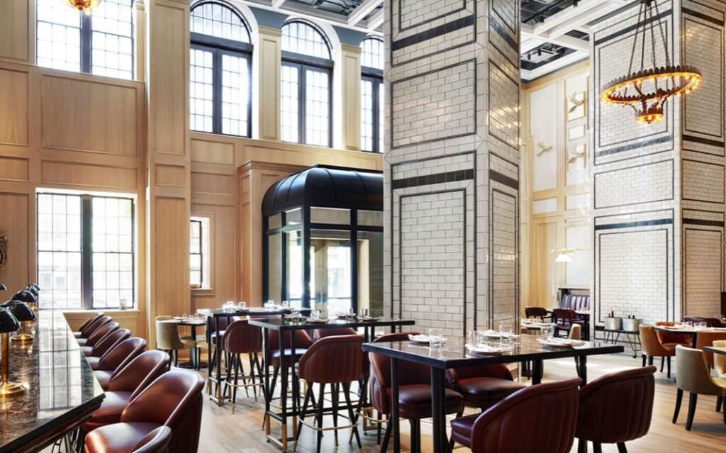 Interior of Los Criollos Bakery and Restaurant